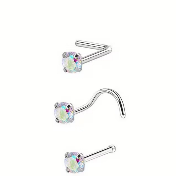 Nose Stud Set - Picture 2 of 4